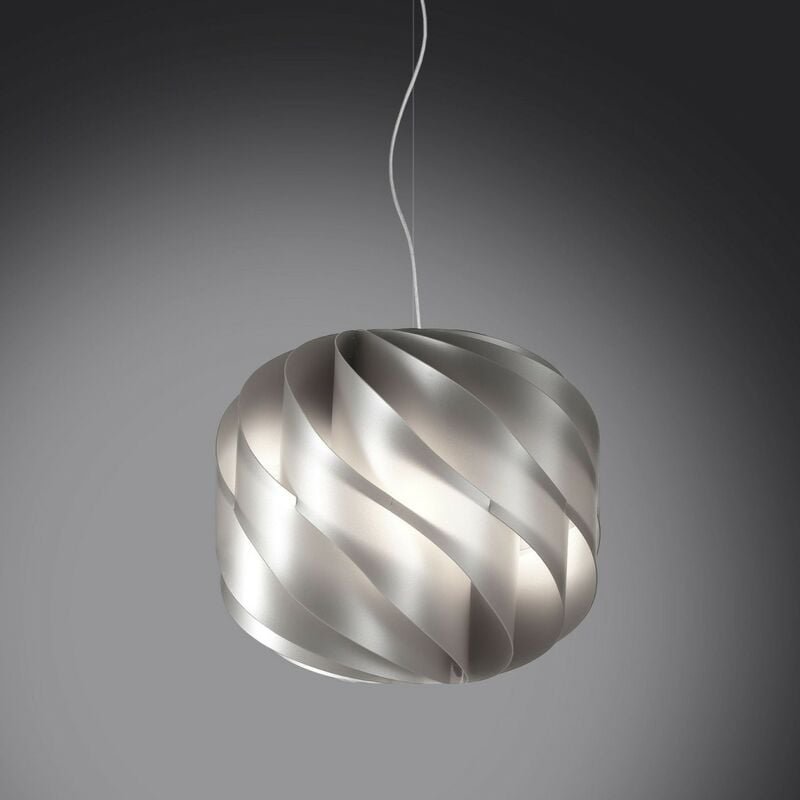 3 Luici Silberanhänger aus verchromtem Metall Cm. 72 x 70 Std