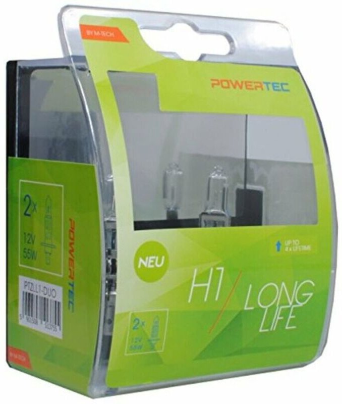 Halogenlampe M-Tech MTECPTZLL1-DUO 12 V H1 55 W
