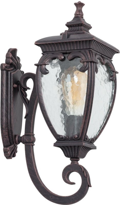 Ledkia - Wandleuchte Außen Aluminium Grivale Rost