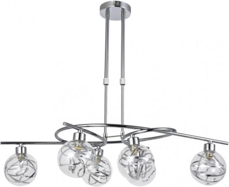 Lampe of 6 Lichter Modell varanasi chrom - Fabrilamp