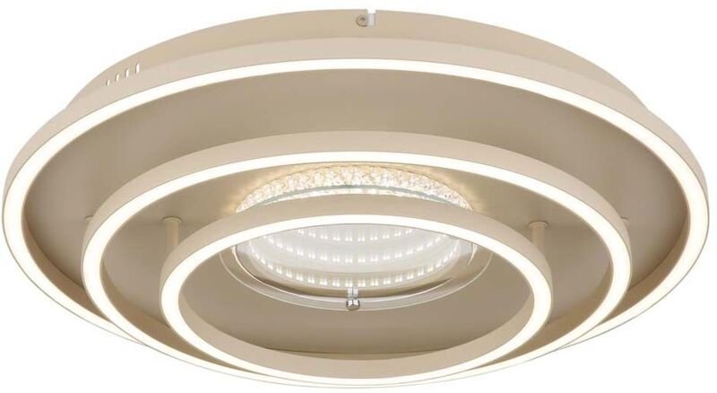 Thumbnail - Deckenleuchte Deckenlampe sandfarben 3D Effekt dimmbar Memoryfunktion D 51 cm