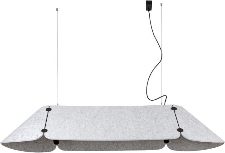 Faro fonovia - Integrierte led Straight Bar Anhänger Grau, 3000K