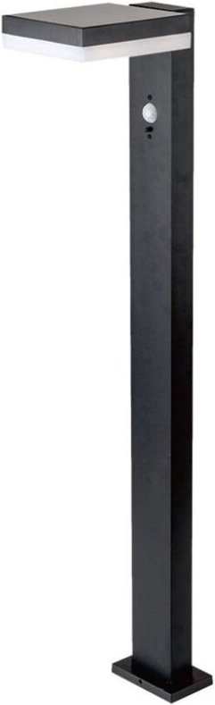 V-tac - solar led poller 5.5w 3000k schwarz vt-1167 - 23398