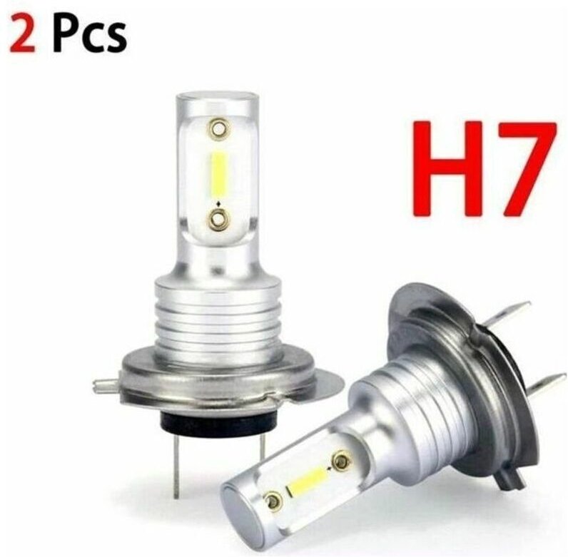 H7 LED-Scheinwerferlampen-Set, Fern-/Abblendlicht, 8000 lm, 6000 K, superhelle Innenraumbeleuchtung, Autozubehör