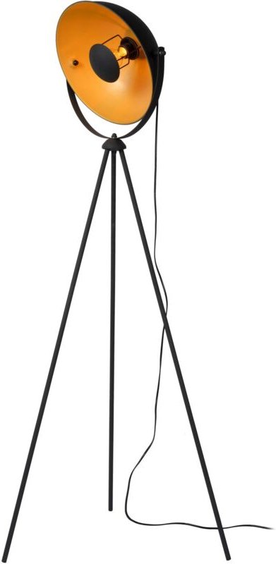 Thumbnail - Alvaro - Stehlampe - 1xE27 - Schwarz - Lucide