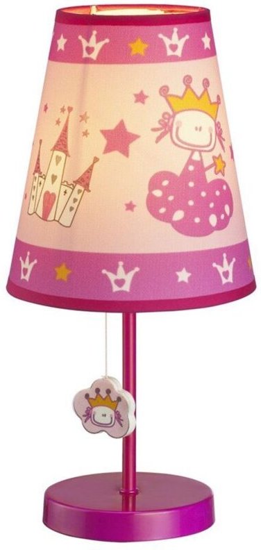 Tischlampe für Kinder in Prinzessinnenrosa