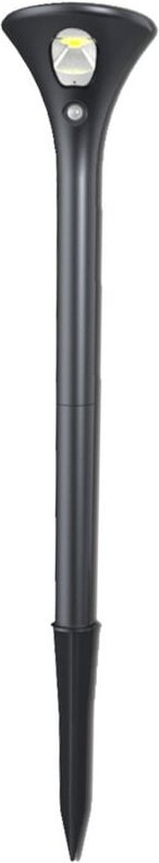 Efectoled - 2er Pack LED-Leuchte Solar für Außenbereich 60 cm mit Erdspieß und Bewegungssensor 3000K Warmweiß