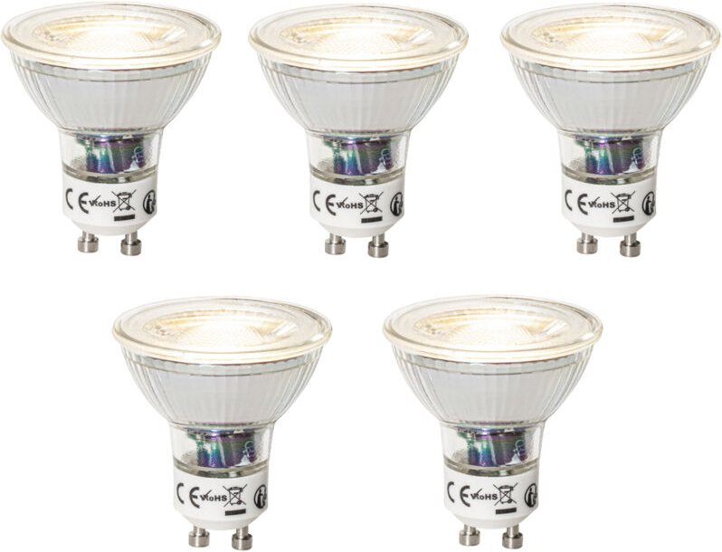 5er-Set GU10 Dimmbare LED-Lampen 7W 600 lm 4000K