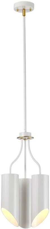 Kronleuchter Deckenlampe Hängelampe Stahl Nickel d 26,8 cm Messing 3 Flammig