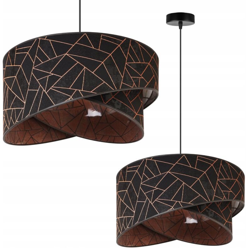 Hängelampe, Deckenleuchter, Lampenschirm, Kupfermuster