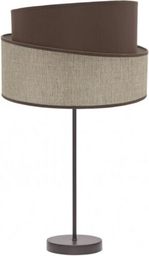 Hara hohe Tischleuchte 1xe27 braun/braun 66x35x35 cm