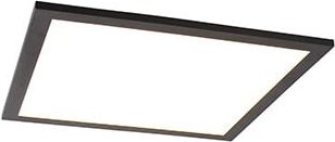 Led Panel Schwarz 40 cm inkl. led mit Fernbedienung - Liv