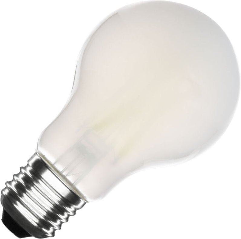 Efectoled - LED-Glühbirne Filament E27 2.3W 485 lm A60 Opal Klasse a No Flicker 2700K Warmweiß
