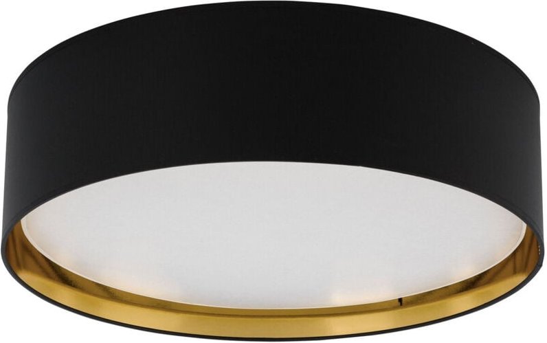 TK Bilbao 60cm zylindrische Deckenleuchte Schwarz, Gold, Weiß 4xE27