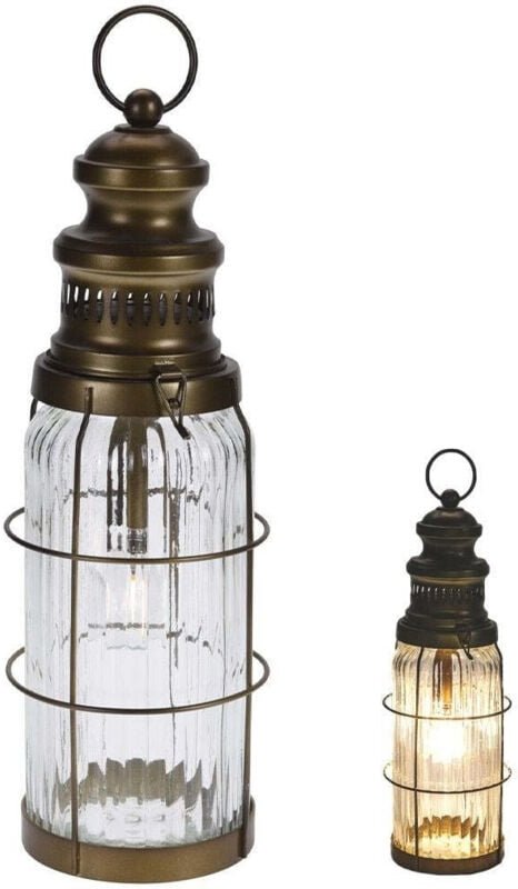 LED-Laterne im Vintage-Stil, 29 cm
