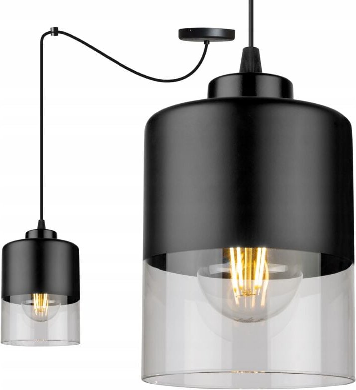 Moderne Glasspinnen-Deckenhängelampe