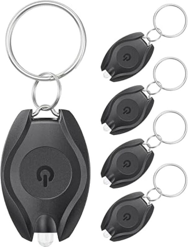 5PC LED Schlüsselanhänger Taschenlampe Mini Licht für Party im Freien