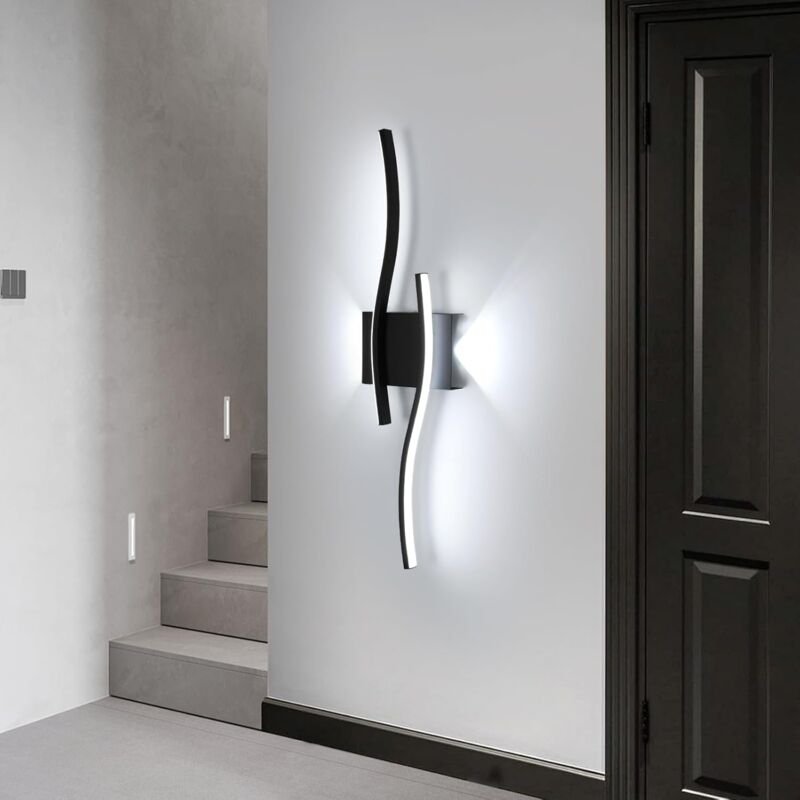 Thumbnail - Comely - LED-Innenwandleuchte, 14 w, 2250 lm, moderne Wandleuchte, kreative Linie Innenwandleuchte für Schlafzimmer, Flu...