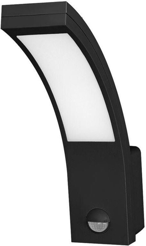 PYRYT LED 10W 4000K Außenwandleuchte mit Bewegungsmelder OR-OP-6109BLPMR4 schwarz
