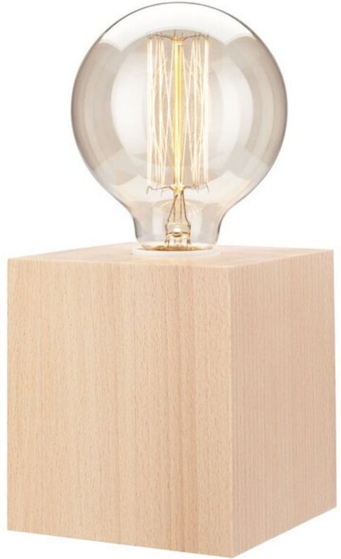 Lamkur Tischlampe Natur, 1x E27