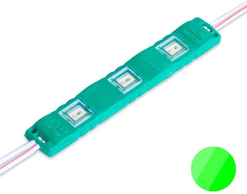 LED Modul SMD5730 DC12V 0,72W IP66 - Lichtfarbe: Grün