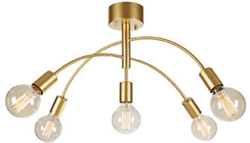 Markslojd - cygnus Halbbündige Deckenleuchte mit mehreren Armen, goldfarben lackiert