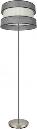 Grau-beiger Wohnzimmertisch mit Nickelrahmen Home Fabrilamp