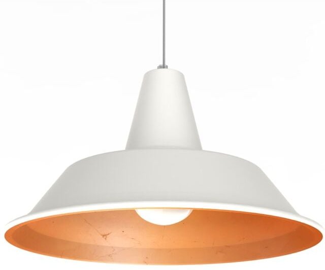 LUMICOM - Duna Pendelleuchte Blatt Weiß