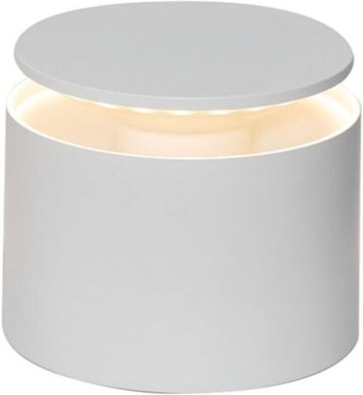 Tragbare und wiederaufladbare weiße Push-Up-LED-Tischlampe