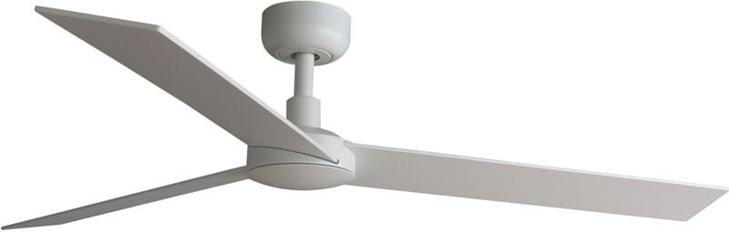 Faro Rudder Großer Deckenventilator mit 3 Flügeln, mattweiß, Wiz Smart System