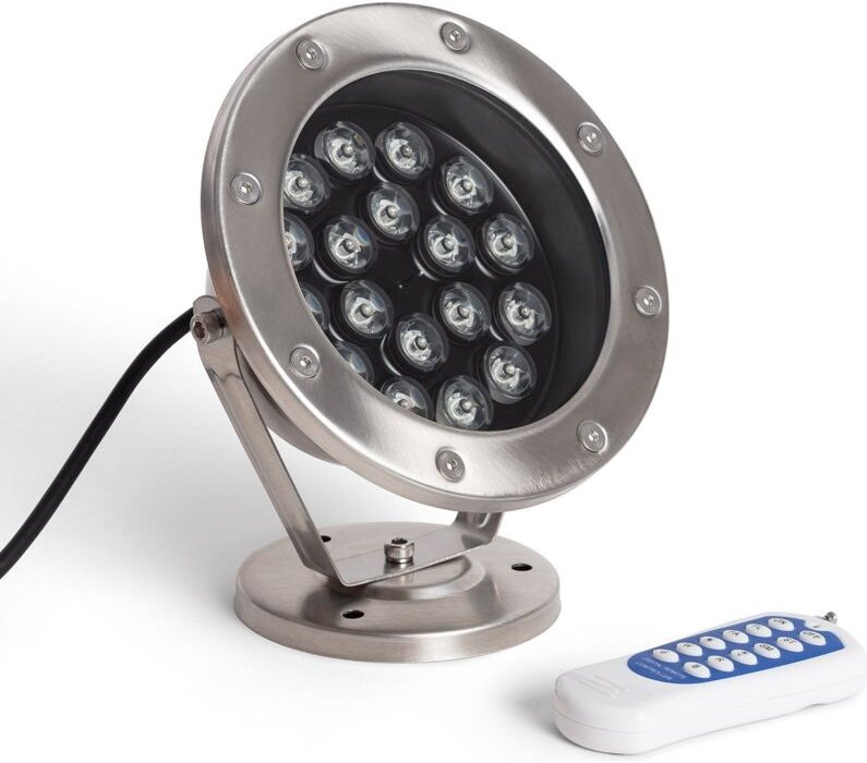 LED-Strahler Tauchfähig rgb 18W Oberfläche 12V dc rgb