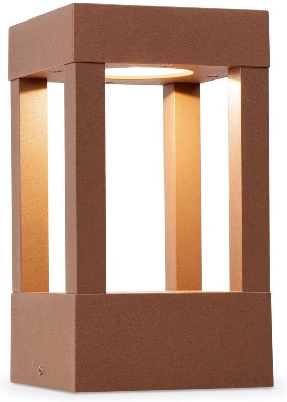 Faro AGRA 20cm Außen-Sockelleuchte Braun 2700K IP55