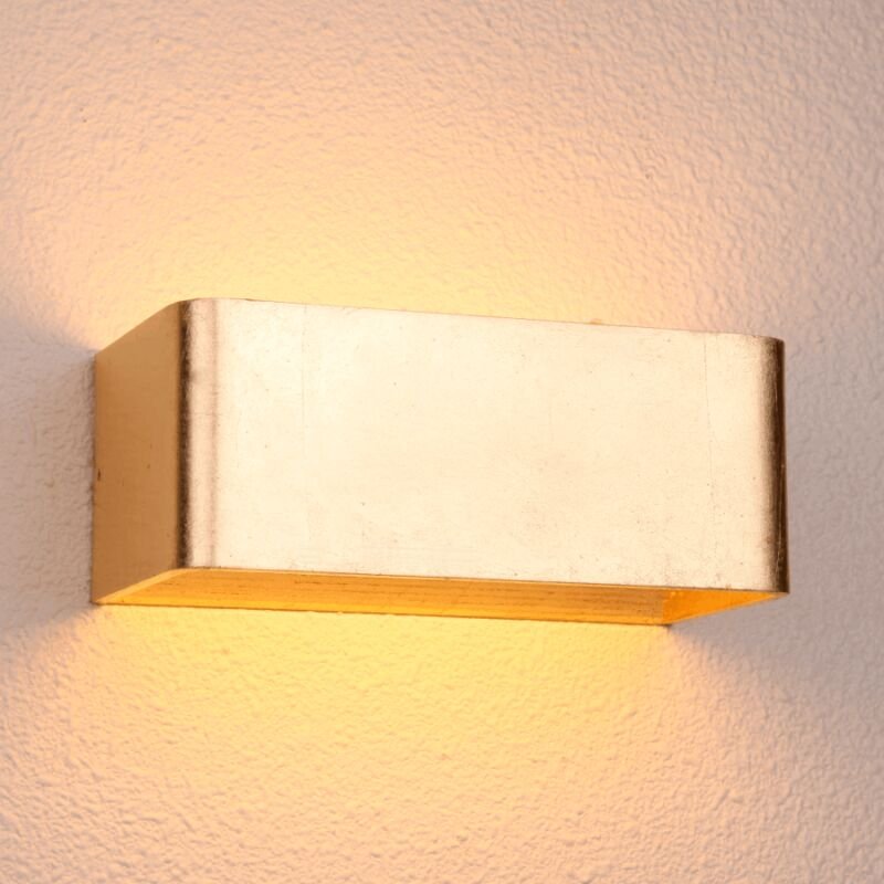 Thumbnail - Goldene klappbare led Wandleuchte - 20 cm - Quadra