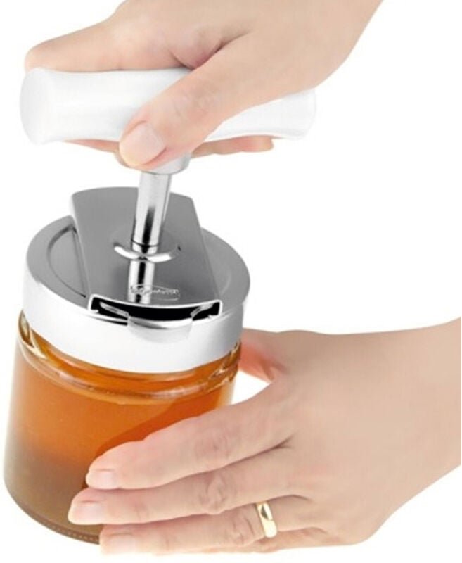 Trade Shop Traesio - Trade Shop - glasöffner glasöffner universal edelstahl glas t-griff -