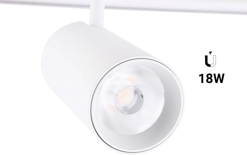 LED-Schienenstrahler für Magnetschiene 48V - 18W - Weiß