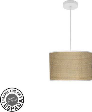 Hängeleuchte fashion 1xe27 weiß/hellbraun regx30x30