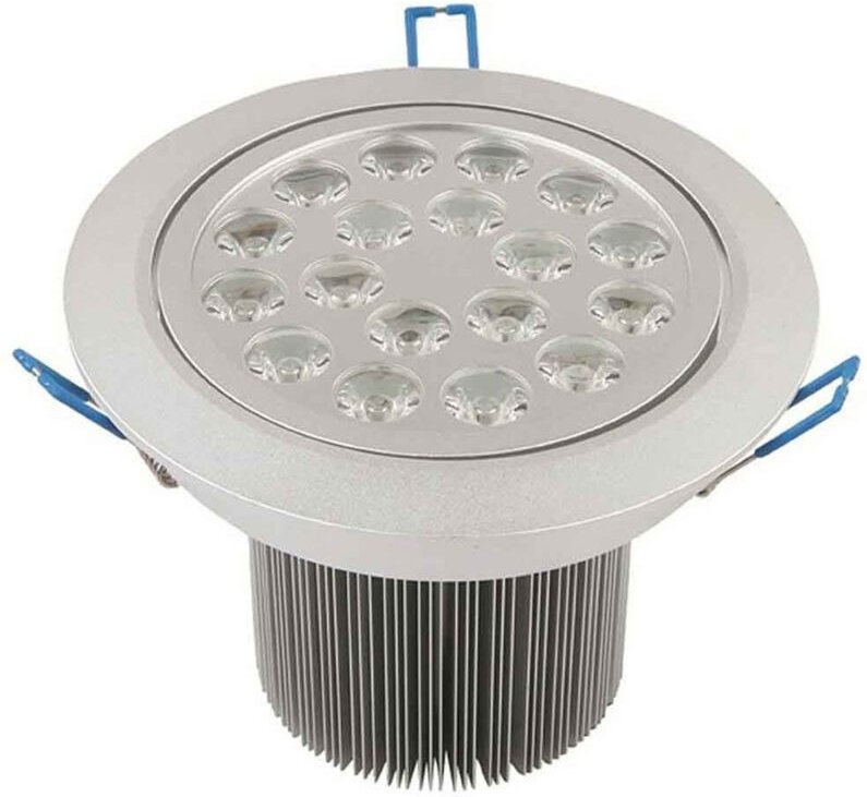 Trade Shop Traesio - Trade Shop - 18W LED-Strahler, verstellbarer Einbaustrahler mit Federn und Treiberrippen -