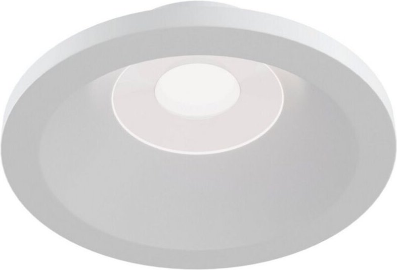Einbauleuchte Deckenlampe Badezimmerlampe 1 flammig rund IP65 weiß d 8,5 cm