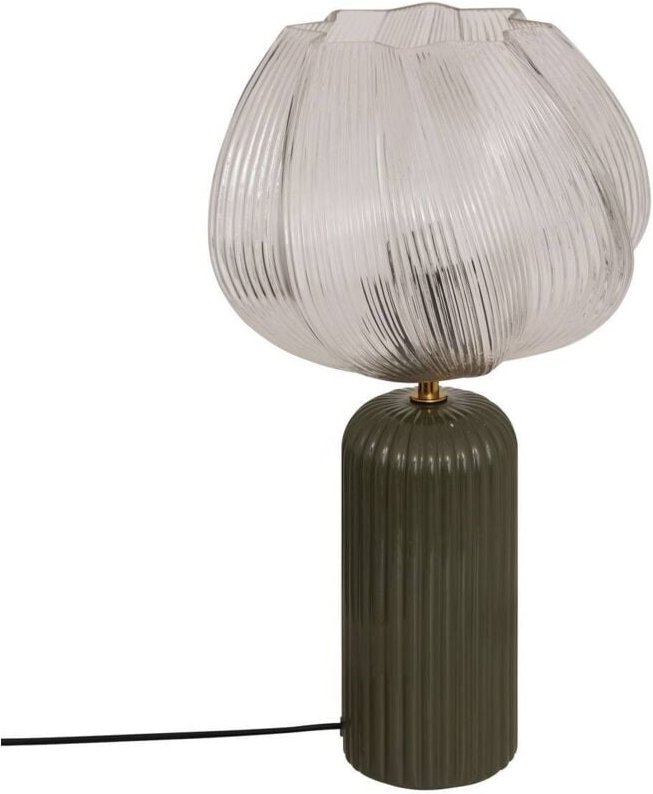 Atmosphera - Tischlampe Pilz Sektor Phylas grün Khaki H45,5cm créateur d'intérieur