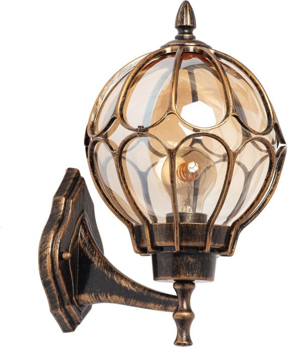 Außenwandleuchte aus Aluminium Brindox Gold