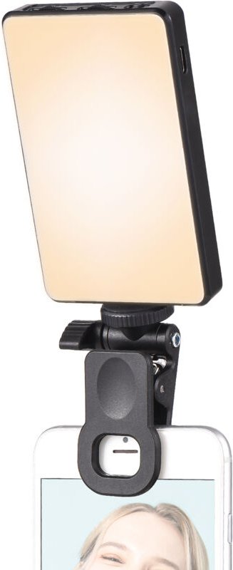 Taschen-Clip-on-LED-Videoleuchte für Computer, Tablet, Handy, Videokonferenz, dimmbar 2500K-9000K, für Online-Meeting, L...