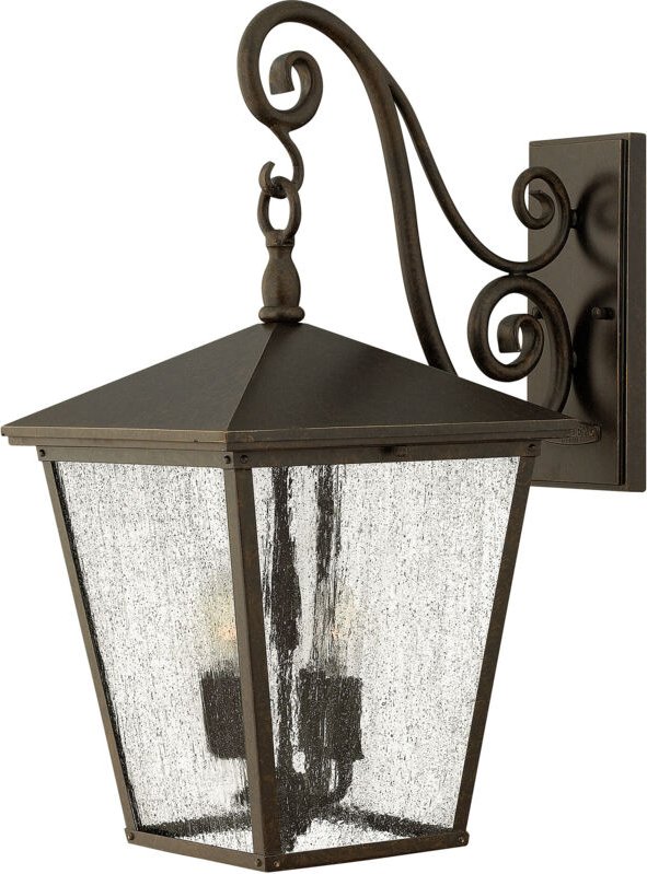 Elstead Trellis - 4 Light Outdoor Große Wandlaterne Light Regency Bronze IP44, E14