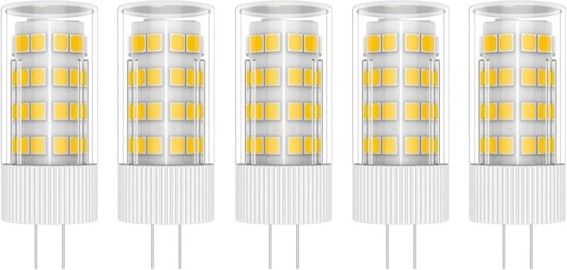 Memkey - 5X G4 LED-Lampe, 5 w, Glühbirne, 51 smd, 2835 LEDs, warmweiß, 3000 k, LED-Leuchtmittel, 400 lm, entspricht 50 w...