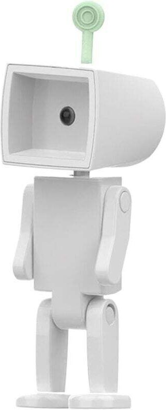 Niedliche magnetische Tischlampe – Astronauten-Roboter-Tischlampe, roboterförmiges magnetisches Nachtlicht, dekorative L...