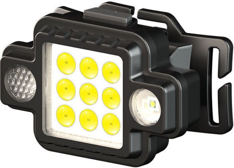 Thumbnail - Ultraleichte magnetische USB-Stirnlampe, COB-LED-Stirnlampe mit roter und blauer led, für den Außenbereich, Stirnlampe, ...