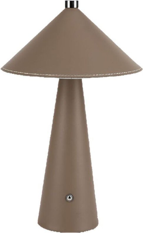 V-tac - Wiederaufladbare Tischlampe IP20 Braun 3W 240 Lumen 3IN1