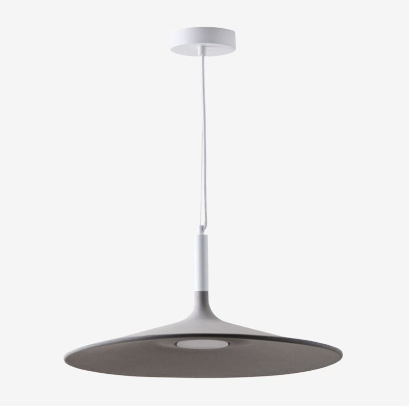 Sklum - Kaula LED-Deckenleuchte Ø50 cm Weiss - Helles Grau