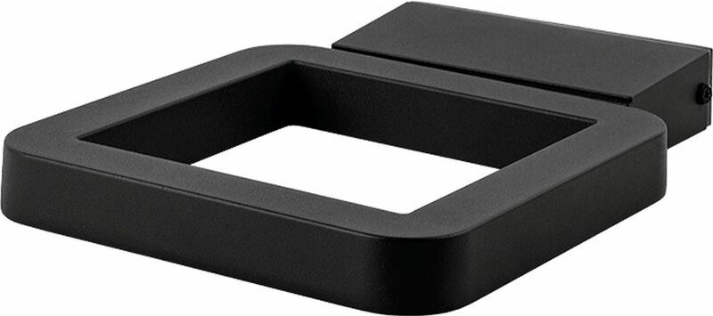 LED Wandlampe Schwarz Alu IP54 Leuchte ALESSIA