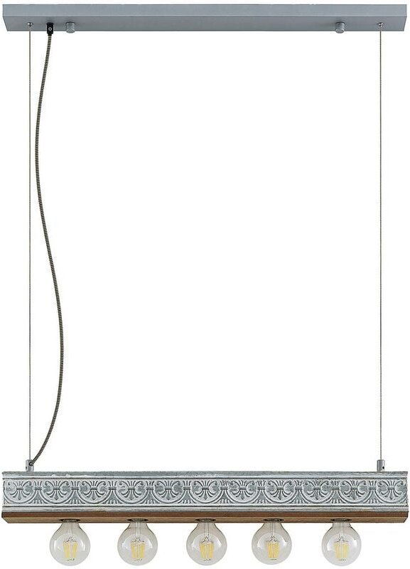 Thumbnail - Pendelleuchte 'Mella' aus Holz für Wohnzimmer & Esszimmer von Lindby