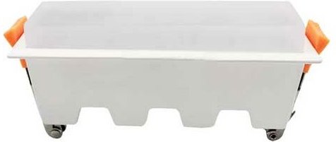 Thumbnail - V-TAC VT-10002 10W lineare Mini-Panel-LED-Einbaulampe weiße Farbe 700LM IP20 mit 3000k warmweißem Lichttreiber - 6410